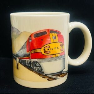 santa fe the chief el diesel 1937 charles ketchum train large‎ mug otagiri